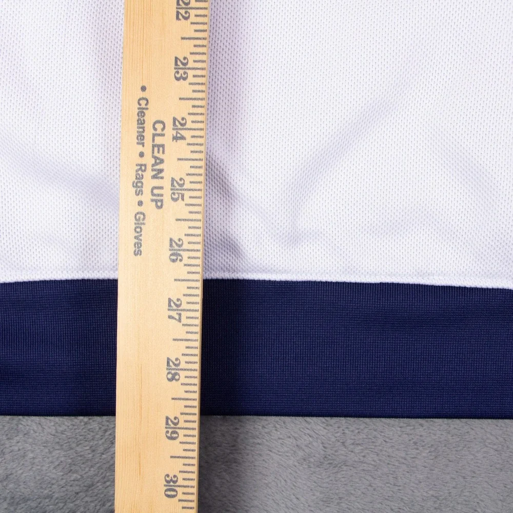 Reebok NFL On Field Dallas Cowboys Hoodie Mens Large White Navy Blue 8438A - Picture 13 of 14